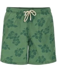 MC2 Saint Barth - Lighting Tiki Hibiscus-Print Swim Shorts - Lyst