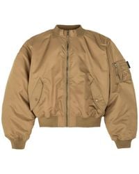 Gosha Rubchinskiy - Padded-Design Zip-Up Bomber Jacket - Lyst