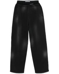 Alexander Wang - Charcoal Cotton Joggers For - Lyst