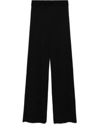 TOTEME - Gebreide Broek Met Wijde Pijpen - Lyst