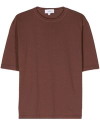 Lardini - Striped Knitted T-shirt - Lyst