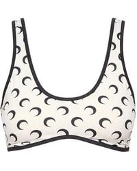 Marine Serre - Moon-Print Bra Top - Lyst