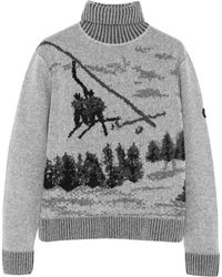 Yves Salomon - Jacquard Knit Jumper - Lyst