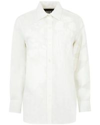Libertine - Chemise En Lin À Fleurs - Lyst