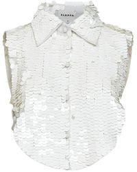 P.A.R.O.S.H. - Sequin-Embellished Shirt - Lyst