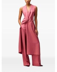 RETORI - Silk Wrap Midi Dress - Lyst