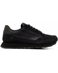 ARMANI EXCHANGE - Contrasting Insert Sneakers - Lyst