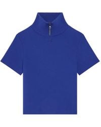 Courreges - Milano Knit Ribbed-Collar Top - Lyst