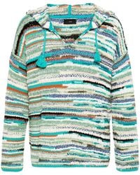 Alanui - Multicolor Inlay Threads Drawstring Hoodie - Lyst