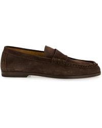 Common Projects - Mocassins En Daim À Entaille Penny - Lyst