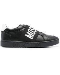 Moschino - Logo-print Slip-on Sneakers - Lyst