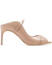 Malone Souliers - Noah Patent-Trim Leather Sandals - Lyst