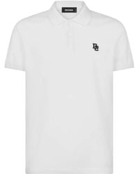 DSquared² - Poloshirt Mit Logo-Stickerei - Lyst