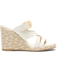 Stuart Weitzman - Sai Buckle-Fastening Wedge Espadrilles - Lyst