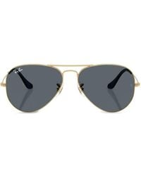 Ray-Ban - Large Aviator Sunglasses - Lyst