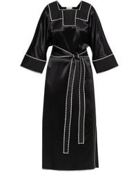 Tory Burch - ベルテッド シルクドレス - Lyst