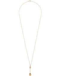 True Rocks - Halskette Mit "Eight Ball High Bump"-Anhänger - Lyst
