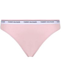 Tommy Hilfiger - Logo-Waistband Thongs (Pack Of Three) - Lyst