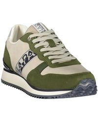 Napapijri - Cosmos Syn Logo-Print Panelled Sneakers - Lyst