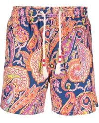 Mc2 Saint Barth - Bañador con estampado de cachemira - Lyst