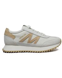 Moncler - Pacey 2 Logo Leather Sneakers - Lyst