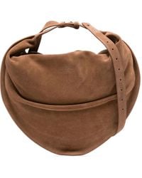 FEDERICO CINA - Tortellino Schultertasche Aus Wildleder - Lyst