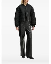 Stand Studio - Diamond-Quilted Bomber Jacket - Lyst