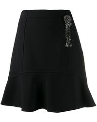 Pinko Gonna a fiori - Nero