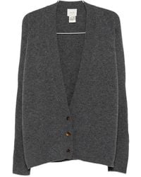 Alysi - Ribbed-Trims V-Neck Cardigan - Lyst