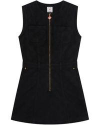 CASABLANCA - Zip-Pocket Mini Dress - Lyst