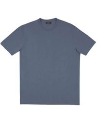 Zanone - Ribbed T-Shirt - Lyst