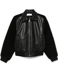 Random Identities - Veste Boutonnée En Cuir Artificiel - Lyst