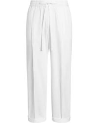Dolce & Gabbana - Cotton Poplin Jogging Trousers - Lyst