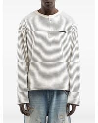 RETERNITY - Camicia Henley A Righe - Lyst