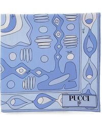 PUCCI - Geometric-Print Scarf - Lyst