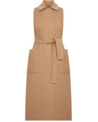 Max Mara - Belted Patch-Pocket Coat - Lyst