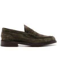 Tricker's - Adam Suede Penny Loafers - Lyst
