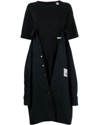 Maison Mihara Yasuhiro - Kleid im Layering-Look - Lyst