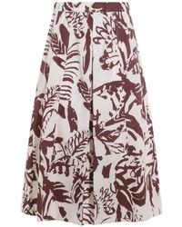 Antonelli - Floral-Print Skirt - Lyst