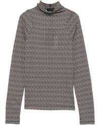 Rag & Bone - Houndstooth-Pattern Roll-Neck Top - Lyst