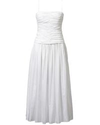TOVE - Amina Ruched Midi Dress - Lyst