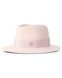 Maison Michel - Logo-Plaque Hat - Lyst