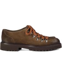 Doucal's - Lace-Up Suede Derby Shoes - Lyst