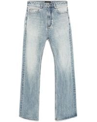 Balenciaga - Jeans De Talle Alto Y Pierna Ancha Azul Claro, Mujer, Talla - Lyst