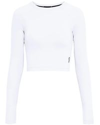 On Shoes - Studio Cropped T-Shirt Met Lange Mouwen - Lyst