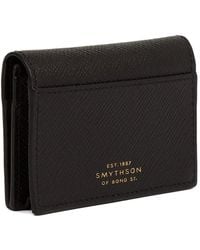 Smythson - Small Panama Snap-Closure Wallet - Lyst