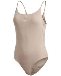 adidas - Ribbed Bodysuit - Lyst