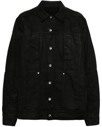 Rick Owens - Worker Hemdjacke Aus Baumwolle - Lyst