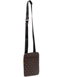 Guess - Mini Milano Monogram-Print Logo-Plaque Messenger Bag - Lyst
