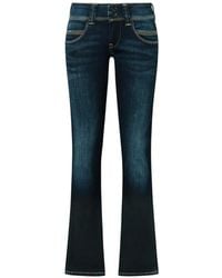 Pepe Jeans - Venus Low-Rise Slim-Fit Jeans - Lyst